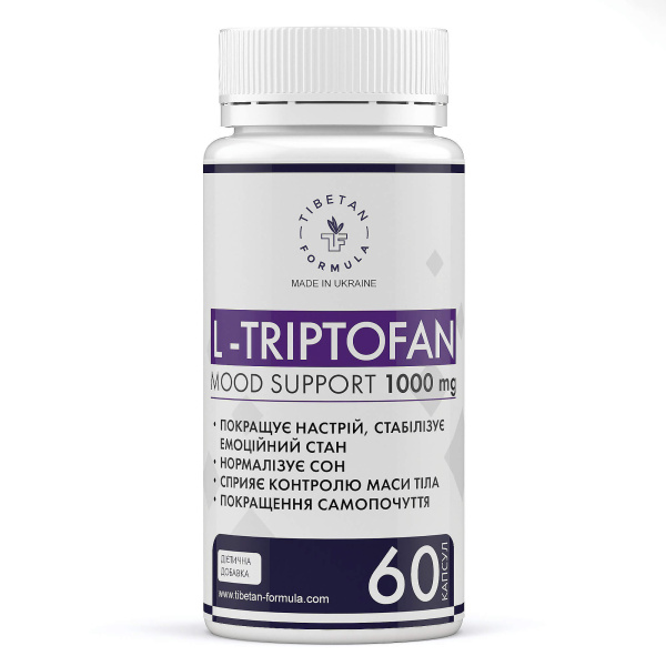 l-триптофан l-/ tryptophan 1000 мг, 60 капс